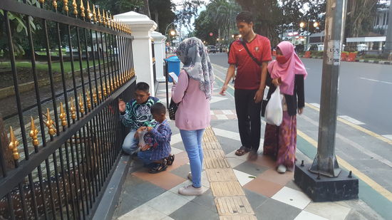 Beim Füttern der „Deers“