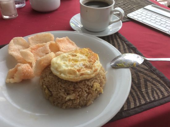 Typisch indonesisches Frühstück