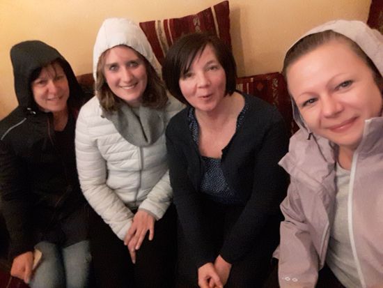 Neue Jacken haben wir auch gekauft....