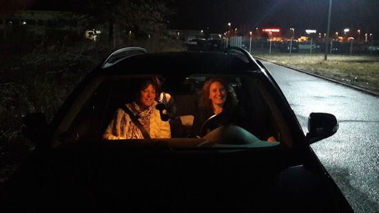 Angekommen am Parkplatz "Laabs"