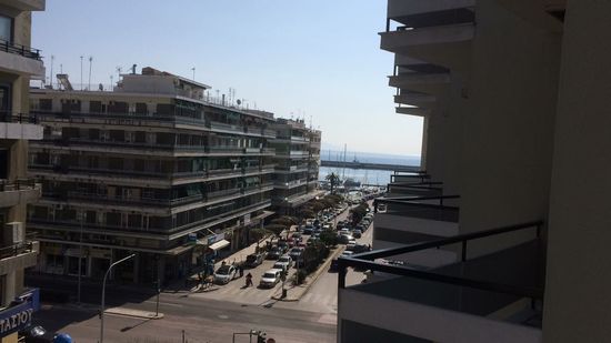 Aussicht von unserem Balkon