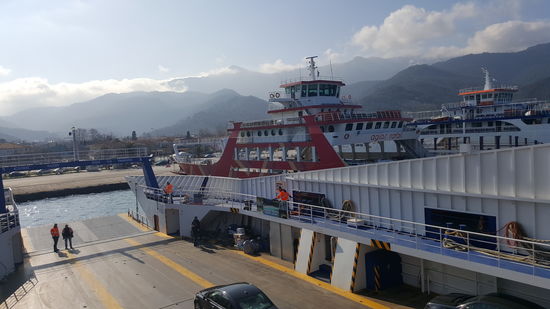 Angekommen....am Hafen Thasos