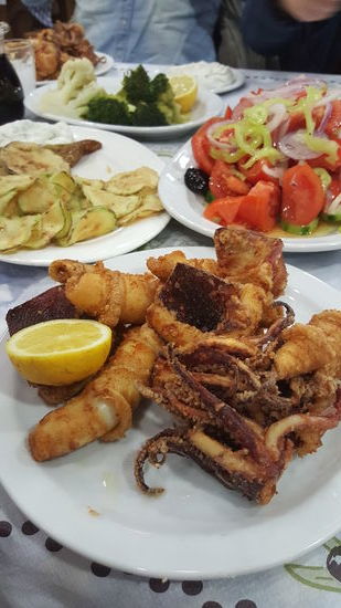 Calamaris für Monique und mich...