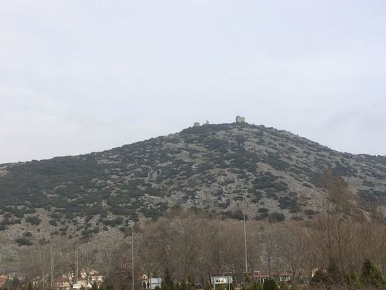 Daaa...ganz oben waren wir....da ist die Akropolis...