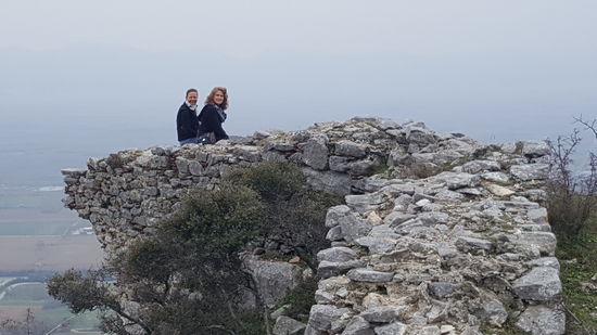 Ich gehe zurück und die beiden haben einen schönen Platz gefunden...