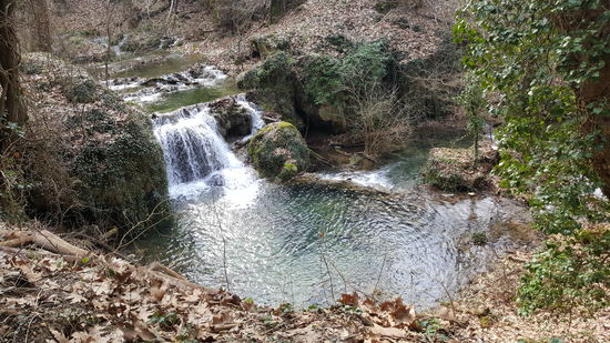 Zwischendurch kommen mal wieder so kleine Wasserfälle...