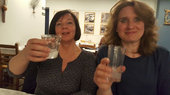 Ouzo mit Eis...sooo legga...