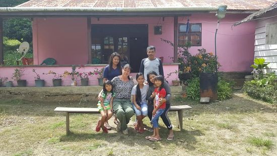 Die Familie möchte nun auch wieder die üblichen Abschiedsfotos...