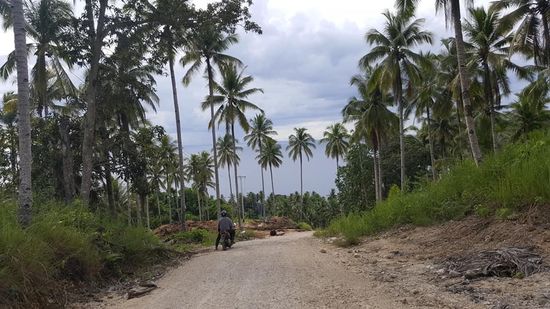 Für kurze Strecken sieht die Straße auch mal gut aus. Immer wenn ich ein Dorf erkenne, freue ich mich über die Abwechslung