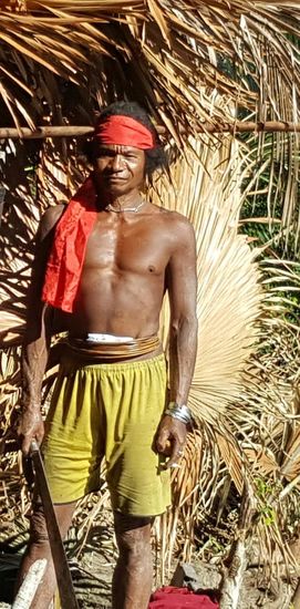 Hier sieht man wieder, dass die Bambusringe auch gut zum transportieren sind