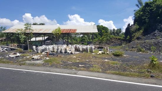 Auch die Lavasteine nutzt man auch zum bauen