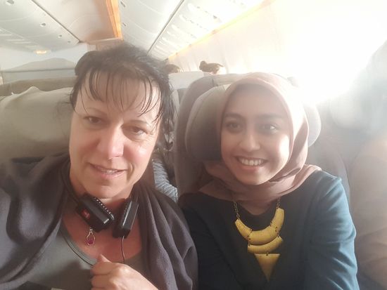 Nach 20 Stunden Reise sehe ich schon etwas mitgenommen aus...