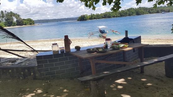 Gedeckt hat man diesmal für uns am „Hafen“