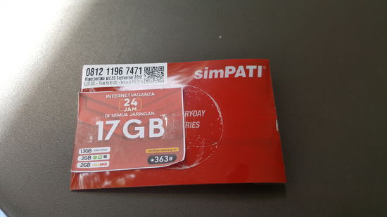 Meine Simkarte—bin gespannt wie weit ich diesmal damit komme...