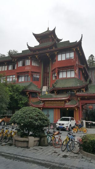 Eines der schönen Chinahäuser