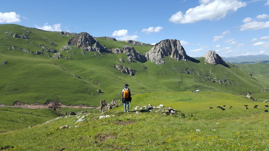 Etwas geniessen wir noch die Sonne und den Ausblick