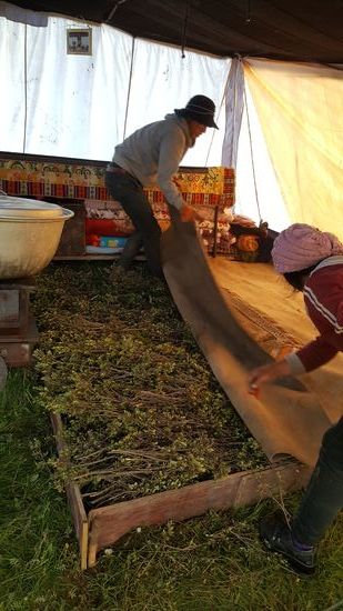 ...sie strahlen und machen ein Handzeichen für “Schlafen” und zeigen auf uns...es ist unser Bett!!Die Matratze sozusagen