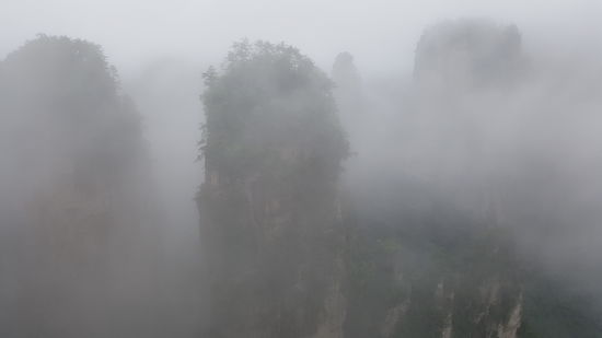 Manchmal ziehen die Nebel weiter und man kann etwas sehen...