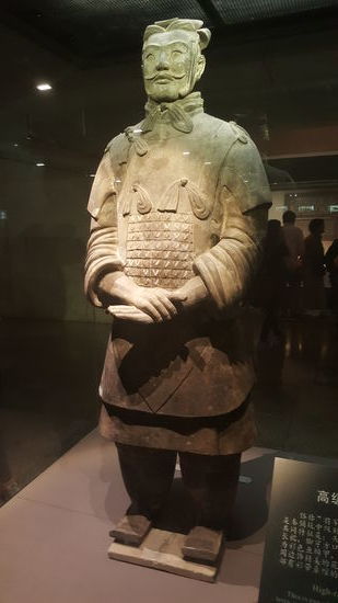 Die schönsten und vollkommensten Krieger sind in Glasvitrinen ausgestellt