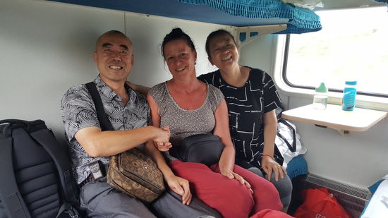 Die waren so glücklich mit uns...