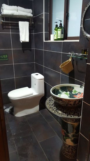 Ich bin begeistert von dem Hotel mit dem süßen Bad