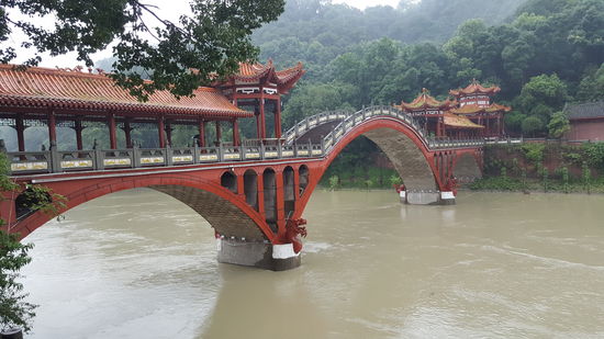 Die schöne Brücke am Eingang