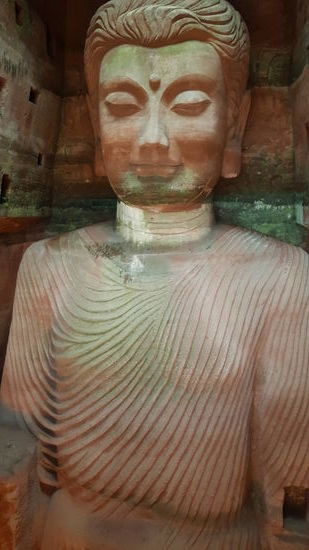 Der riesige Pharmacie-Buddha, er ist immerhin 51m hoch