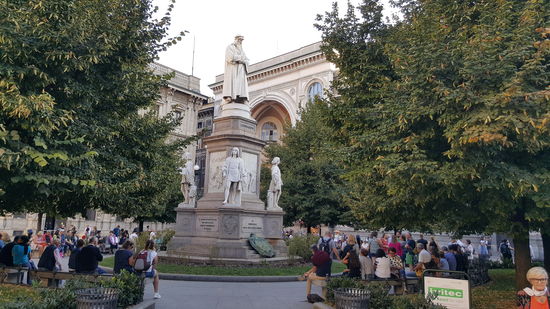 Statue von Leonardo