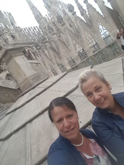 Welchem Dom kann man schon aufs Dach steigen? Ich glaube, der Mailänder  ist der einzige!