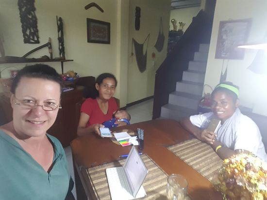 Susan stammt von der Insel Biak...