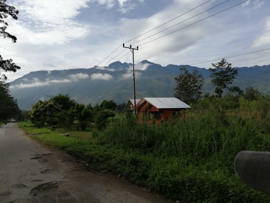 Jetzt beginnt unser Fußmarsch...