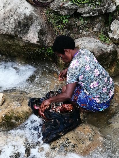 Wäsche wird gewaschen..