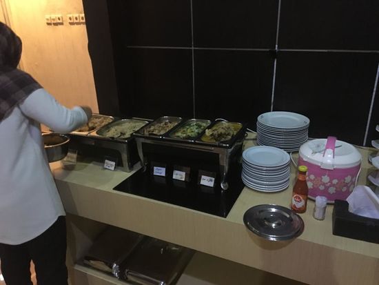 Und Essensbuffet....