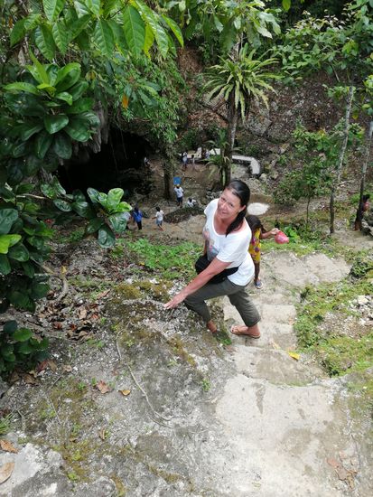 Kurz hochschauen und dabei festhalten...