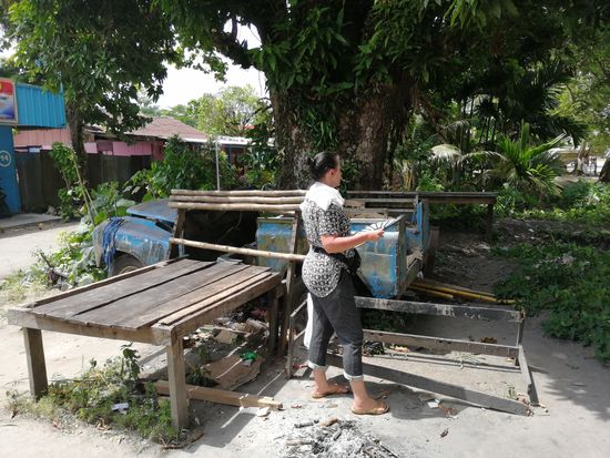 Ein alter Armeejeep aus den 60er JAhren...