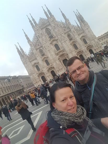 Endlich sind wir am schönen Mailänder Dom!