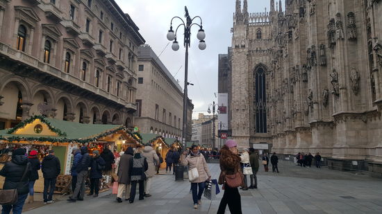 Hier ist auch Weihnachtsmarkt...