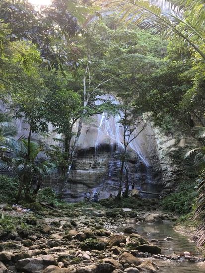 Weiter geht es zum „Karmon waterfall“