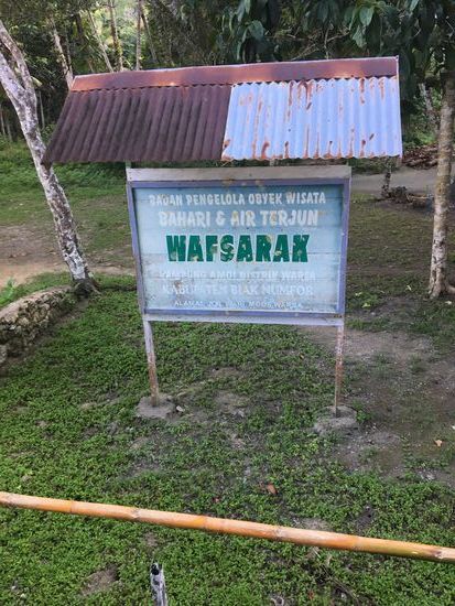 Unser letztes Ziel ist der „Wafsarak waterfall“