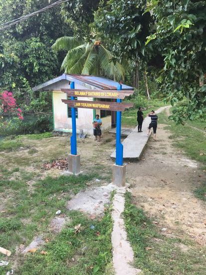 Auch hier gehen wir wieder ein Stück zu Fuß...