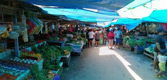 Immer wieder muss ich Dirk ausbremsen und ihn erinnern, dass wir im Hotel wohnen und keinen Herd haben...