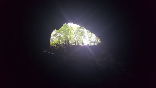 Der Blick von unten nach oben...