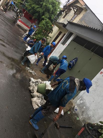 Hier wird verstärkt an der Kanalisation gearbeitet...