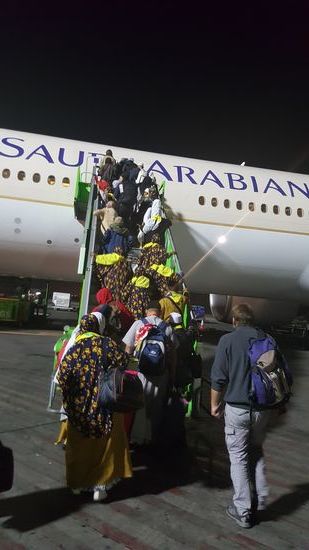 Erkennt ihr die indonesische Reisegruppe? Die waren vielleicht aufgeregt und schnatterten....