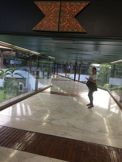 Kurz vor Abflug müssen wir noch mal das gate wechseln...