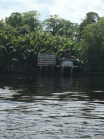 Der offizielle Eingang des Nationalparks