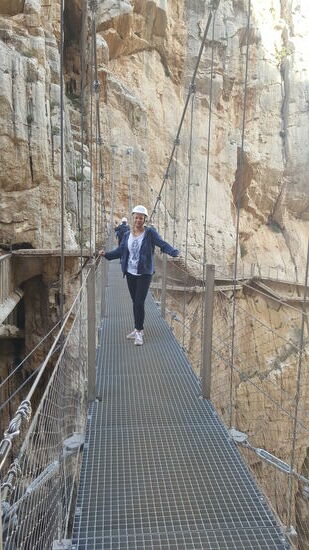 Da sind wir schon an der Brücke!