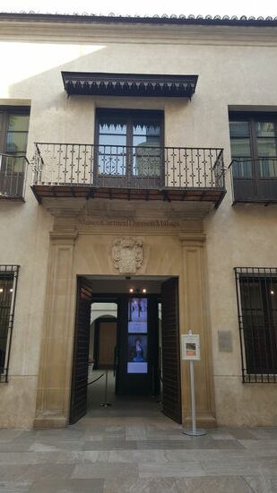 Museum „Carmen Thyssen“- nur von außen angeschaut...