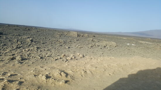 Hier müssen wir fahren: Härteprobe für die Jeeps...