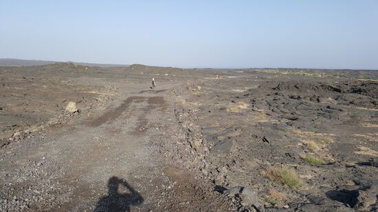 Nun müssen wir wieder den weiten Rückweg antreten...Frühstück gibt es erst im Base Camp